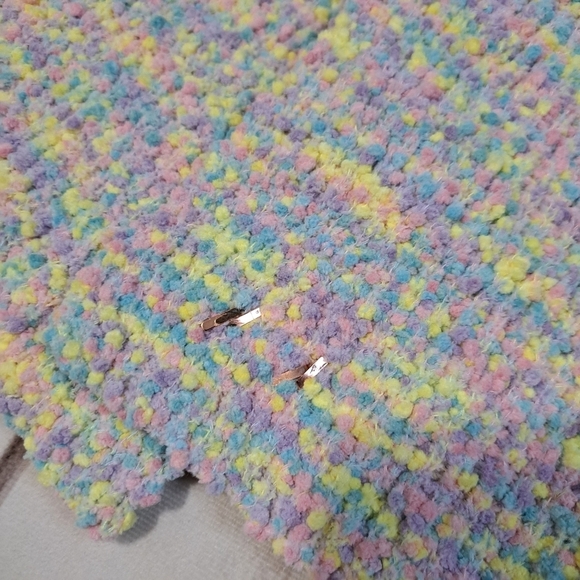 Juicy Couture Pastel Multicolor Knit Scarf - Picture 3 of 10